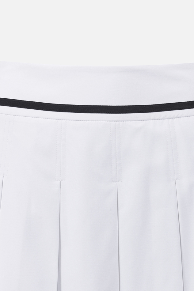 WOMENS SUMMER VENTILATION PLEATED SKIRT