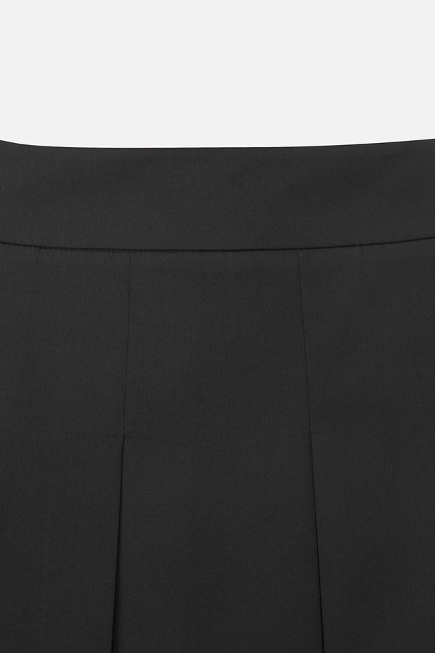 WOMENS DOUBLE LAYER PLEATED SKIRT