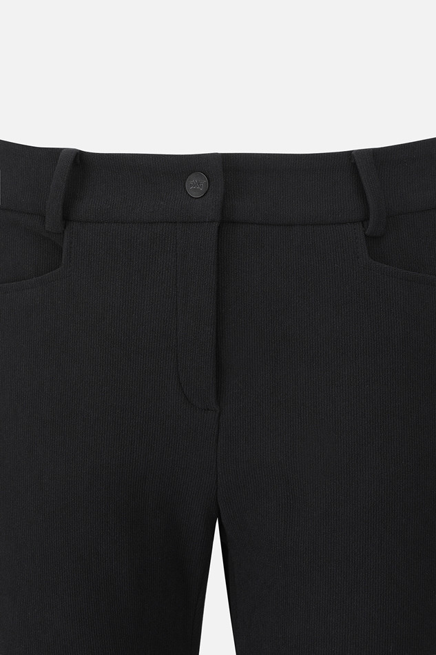 WOMEN WINTER BRUSHED BOOTS CUT PANTS