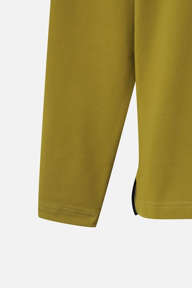 MEN ESHORT SLEEVEENTITAL BRUSHED COLLAR LONG SLEEVE