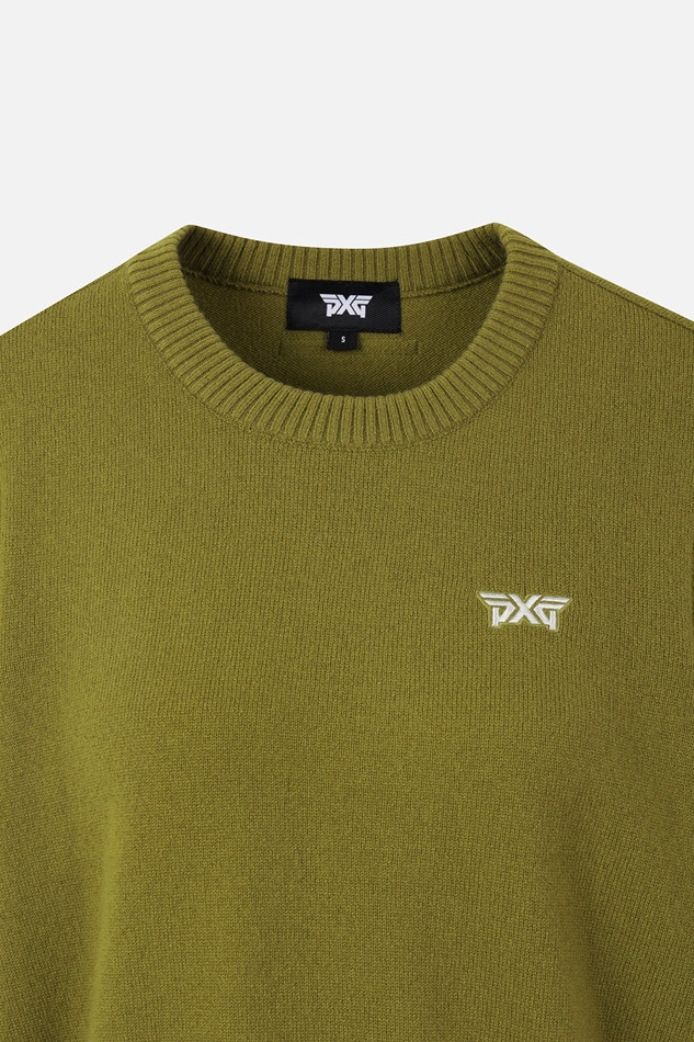 WOMEN CASHMERE SWEATER PKFCW410908 MOSS GREEN
