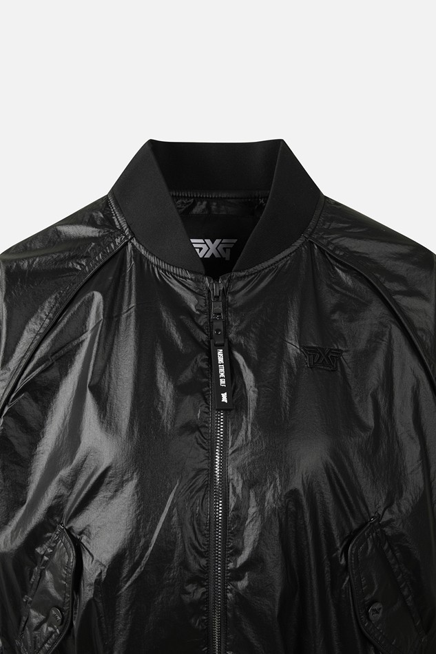 WOMEN OCTA LINED GENO MA-1 JACKET PKFCW630821 BLACK 상품 이미지 3