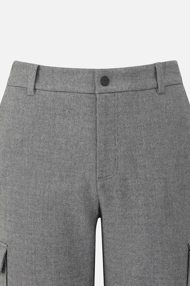 MEN TWO-TONE SEMI-TAPERED FIT PANTS PKFPM511112 M/GREY 상품 이미지 3