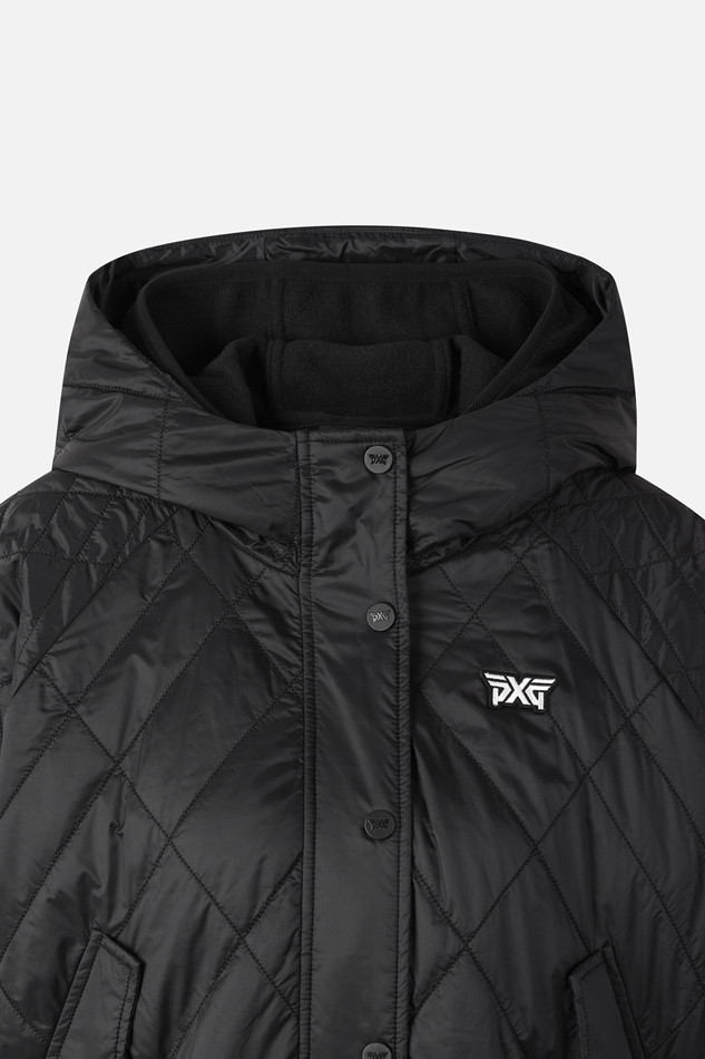WOMEN 2 IN 1 RE-WOOL PADDED JACKET PKFPW630721 BLACK 상품 이미지 3