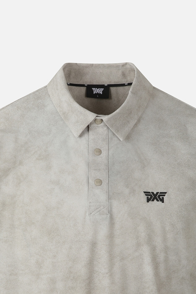 MEN PATTERN COLLAR SHORT SLEEVE