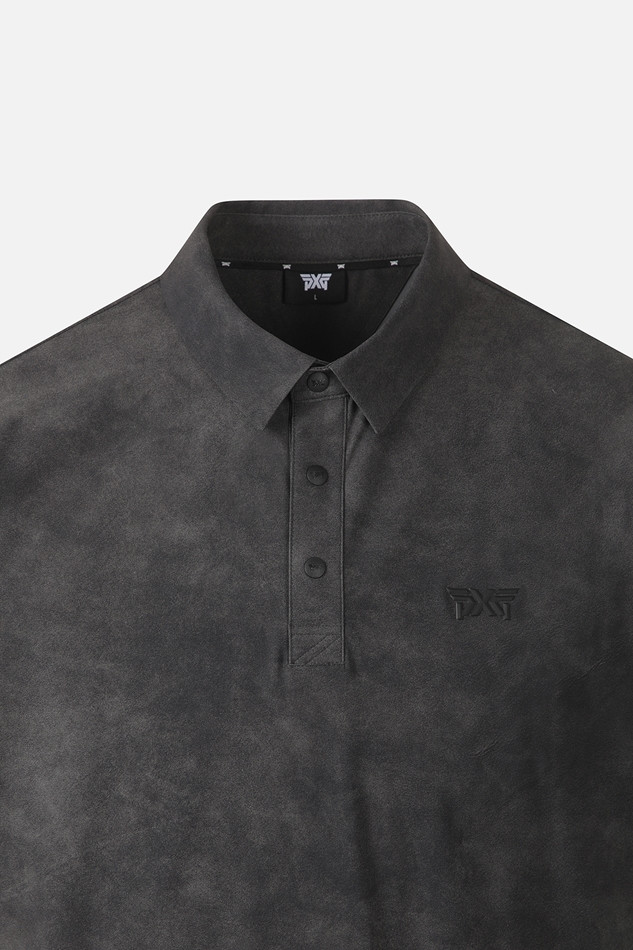 MEN PATTERN COLLAR SHORT SLEEVE