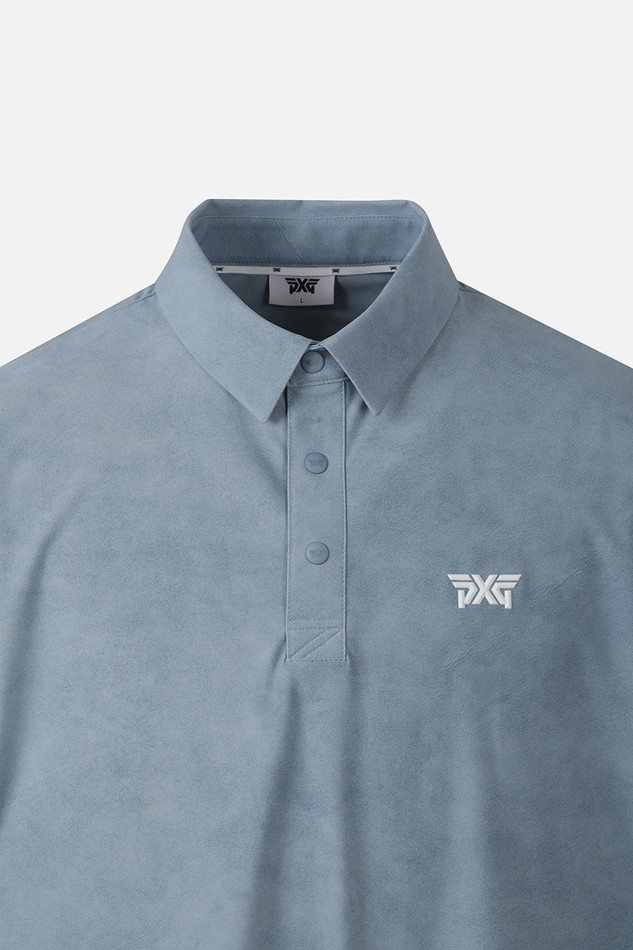 MEN PATTERN COLLAR SHORT SLEEVE