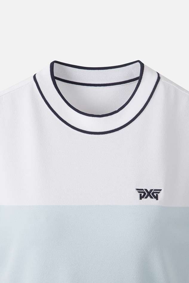 WOMEN COLOR BLOCK KNIT SLEEVELESS