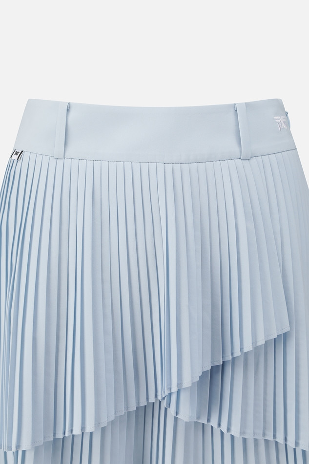 WOMEN WRAP PLEATED SKIRT