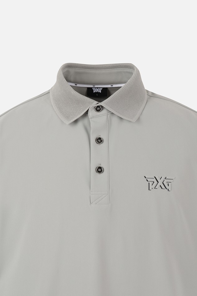 MEN NEW LOGO POINT COLLAR SHORT SLEEVE