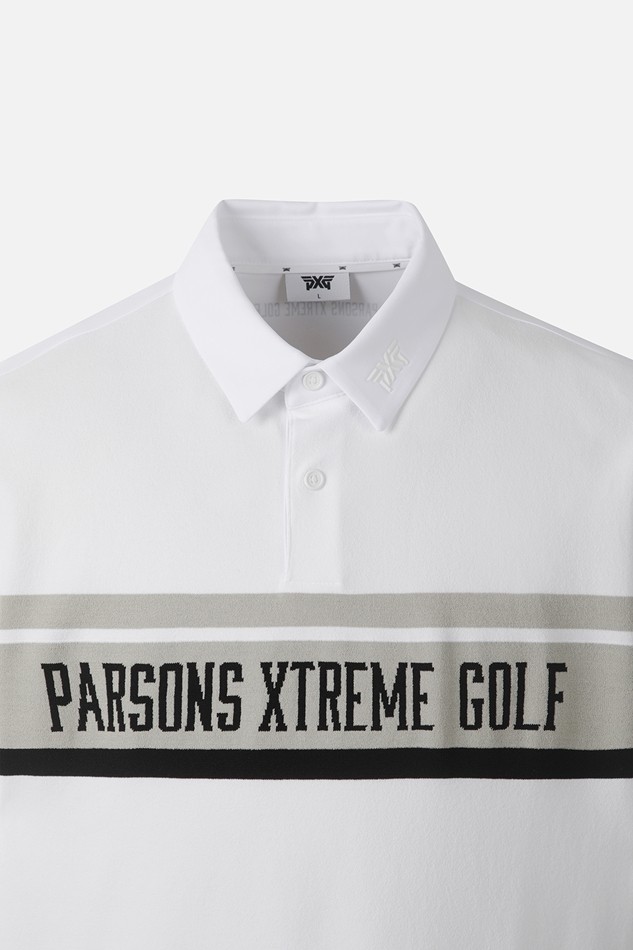 MEN KNIT HYBRID COLLAR SHORT SLEEVE