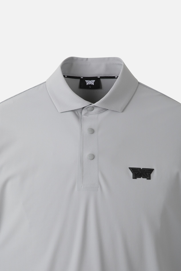 MEN AIR HOLE COLLAR SHORT SLEEVE