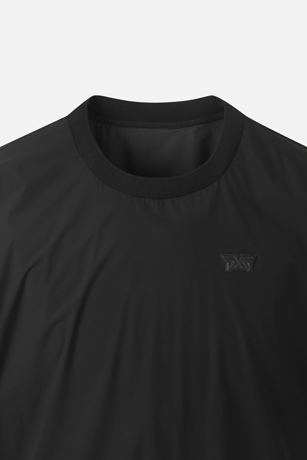 MEN ROUND NECK SHORT SLEEVE ANORAK JACKET