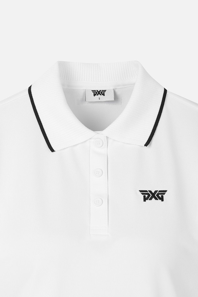 WOMEN BASIC COLLARED SHORT SLEEVE