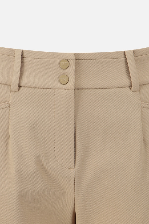 WOMEN TWILL REGULAR BOOTS CUT PANTS