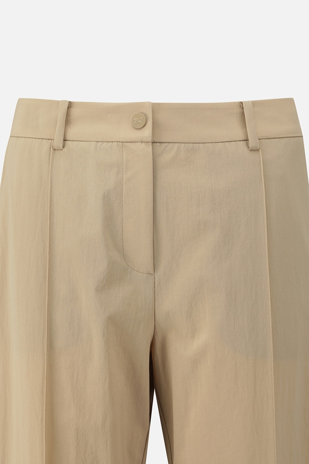 WOMEN SEAMED TAPERED FIT PANTS