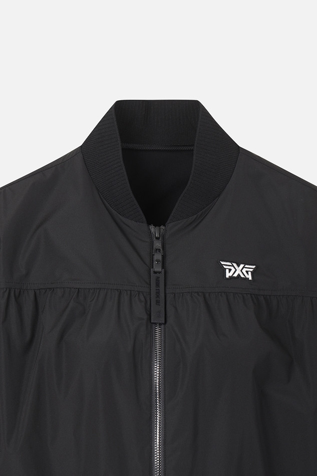 WOMEN SHIRRED MA-1 JACKET