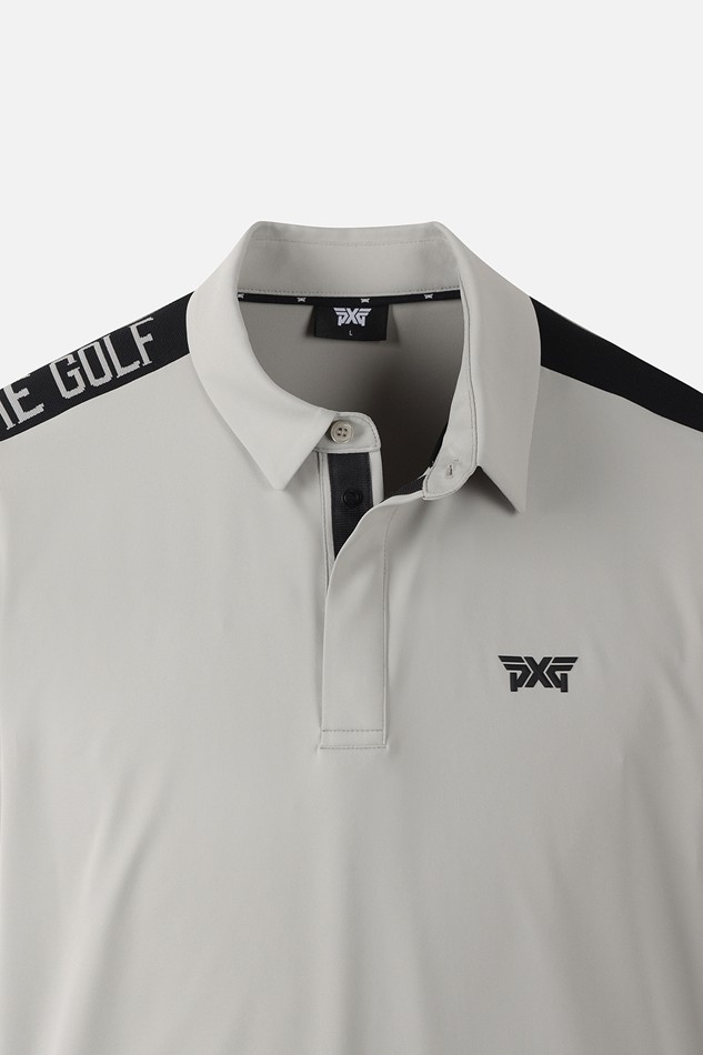 MEN COLOR BLOCKED COLLAR LONG SLEEVE