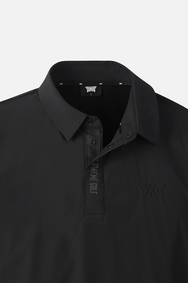 MEN WOVEN LOOSE FIT COLLAR LONG SLEEVE