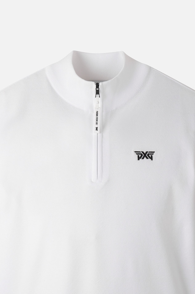 MEN HALF ZIP-UP SWEATER