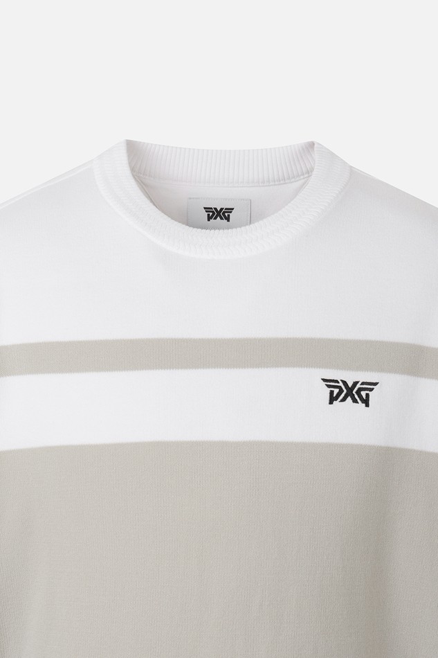 MEN COLOR BLOCKED ROUND NECK SWEATER