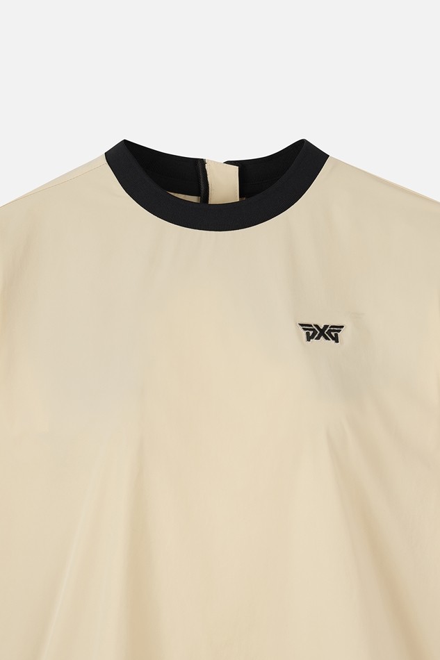 WOMEN WOVEN ROUND NECK LONG SLEEVE