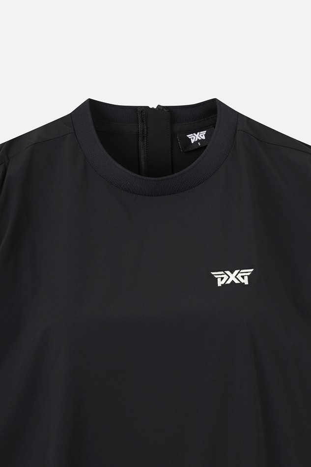 WOMEN WOVEN ROUND NECK LONG SLEEVE