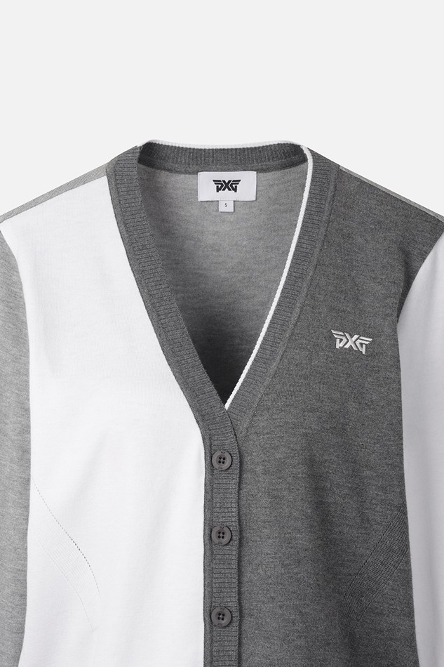 WOMEN V-NECK KNIT CARDIGAN