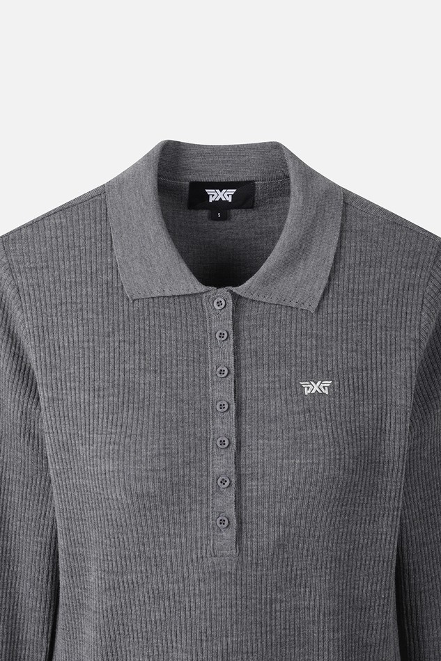 WOMEN SLIM COLLARED SWEATER