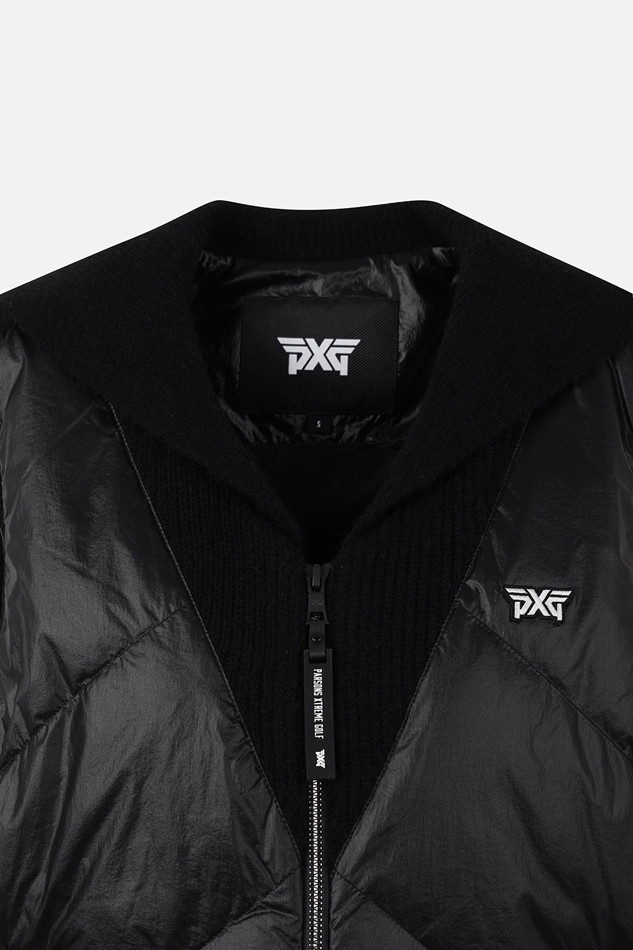WOMEN WOVEN HYBRID VEST PKWCW421821 BLACK 상품 이미지 3