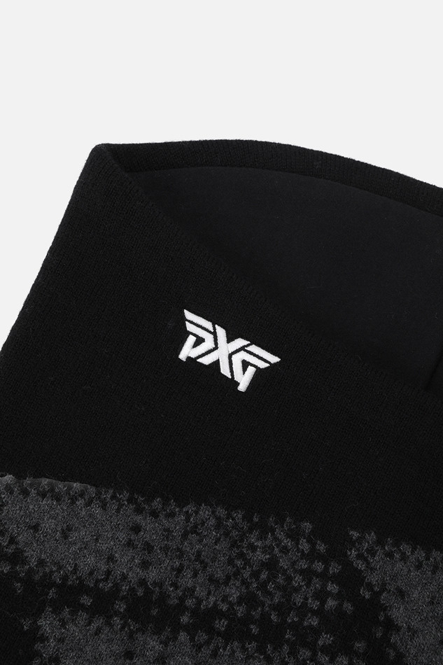 PXG BIG LOGO NECK WARMER PKWPU891221 BLACK 상품 이미지 3