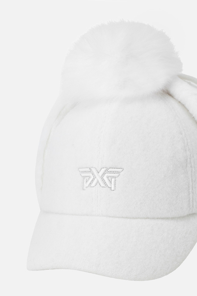 WOMEN BASIC WINTER CAP PKWPW851001 WHITE 상품 이미지 3