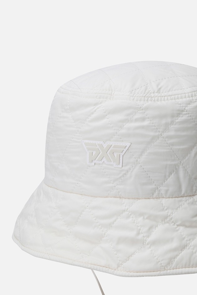 WOMEN BASIC WINTER QUILTING HAT PKWPW961101 WHITE 상품 이미지 3