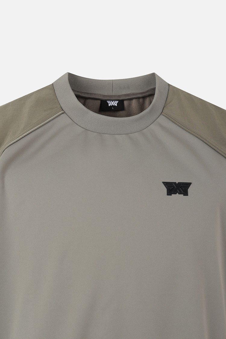 MEN GENO WOVEN HYBRID ROUND LONG SLEEVE