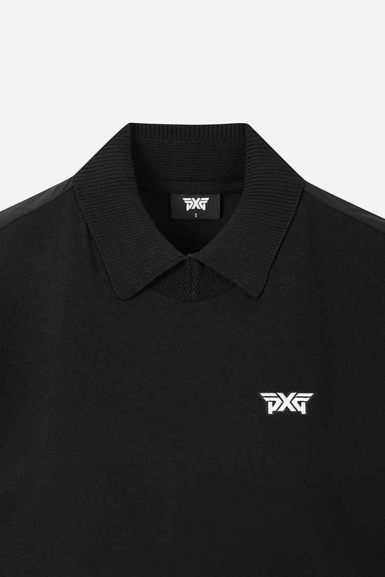 WOMEN SHORT SLEEVE HYBRID SWEATER