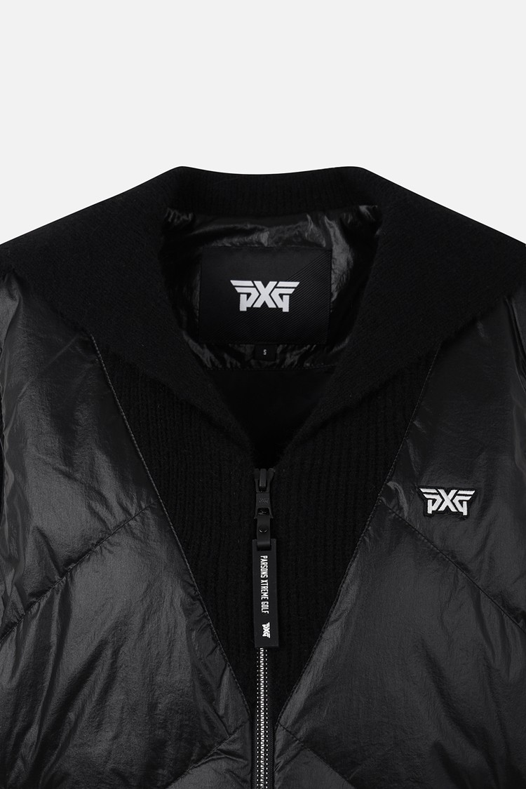 WOMEN WOVEN HYBRID VEST PKWCW421821 BLACK 상품 이미지 3