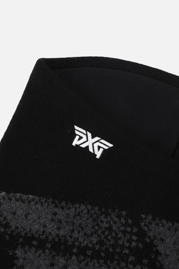 PXG BIG LOGO NECK WARMER PKWPU891221 BLACK 상품 이미지 3