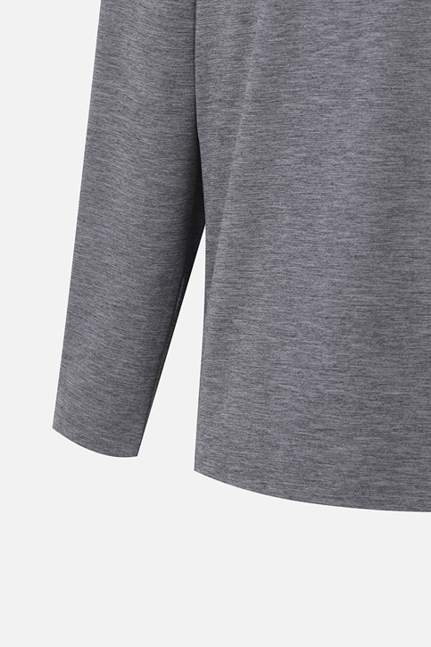 SUMMER ESSENTIAL COLLAR LONG SLEEVE T-SHIRT