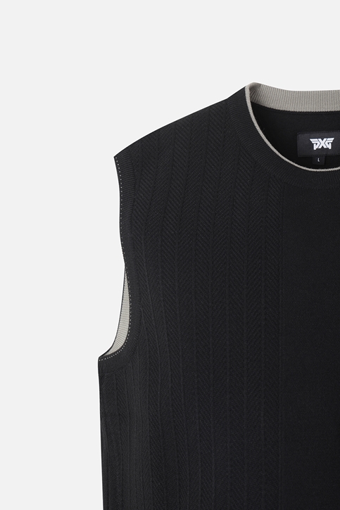 ROUND NECK SWEATER VEST
