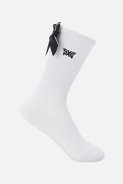 WOMENS RIBBON POINT HIGH SOCKS