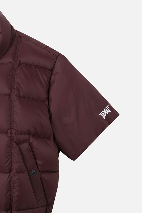 WOMEN WINTER CROPPED DOWN VEST
