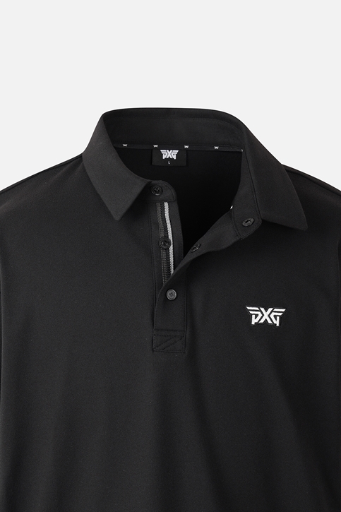 MEN ESSENTITAL BRUSHED COLLAR LONG SLEEVE