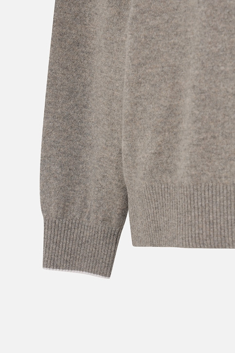 MEN CASHMERE ROUND NECK SWEATER