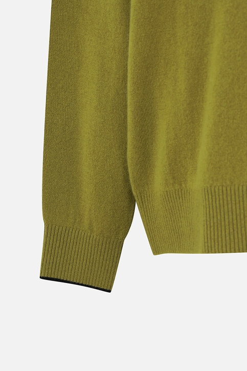 MEN CASHMERE ROUND NECK SWEATER