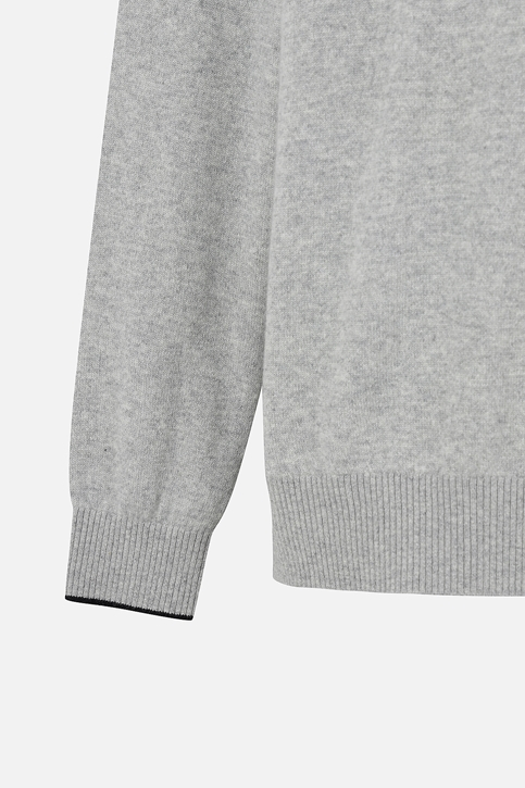 MEN CASHMERE ROUND NECK SWEATER