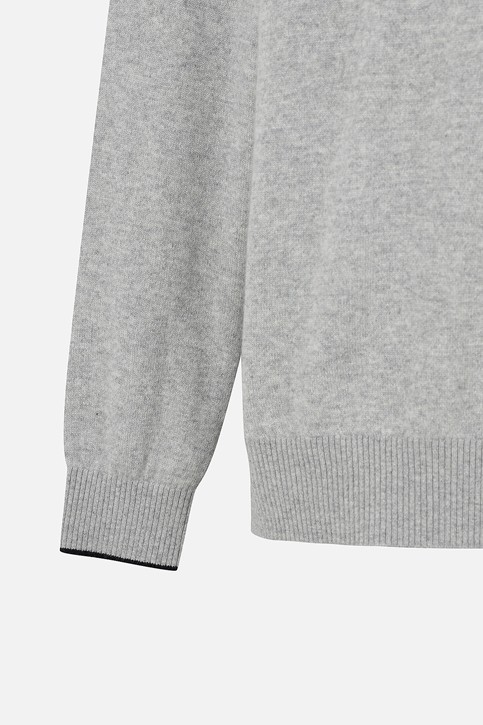 MEN CASHMERE ROUND NECK SWEATER