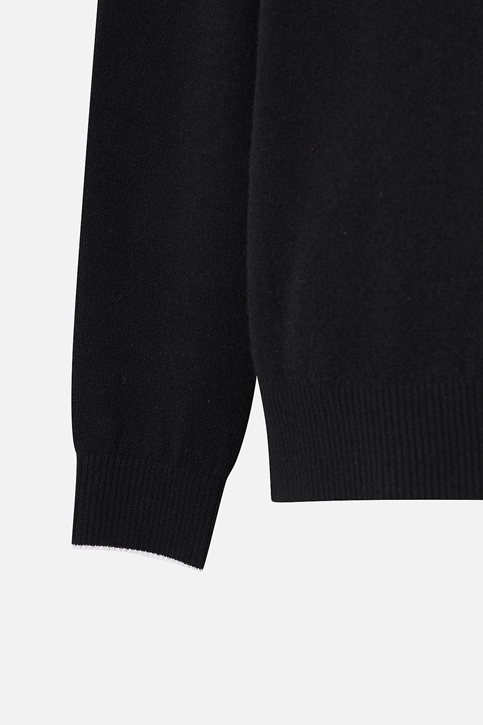 MEN CASHMERE ROUND NECK SWEATER