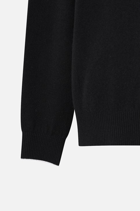 MEN CASHMERE ROUND NECK SWEATER