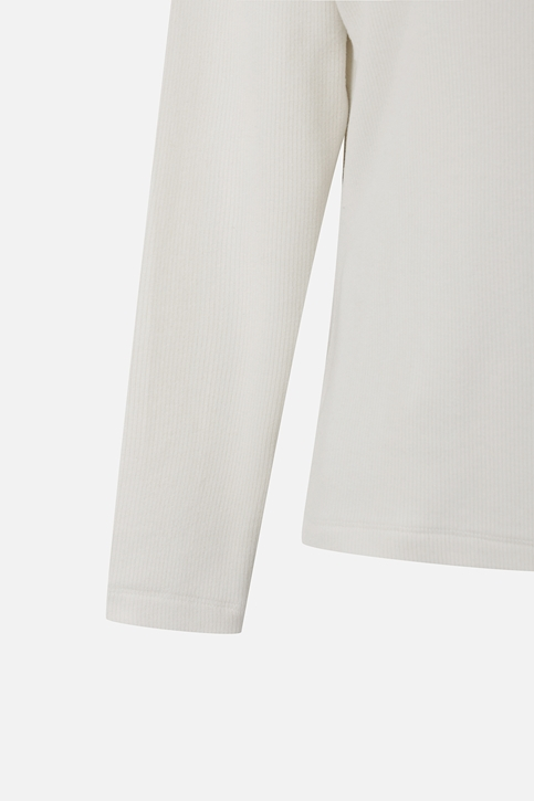 WOMEN TEXTURED LONG SLEEVE