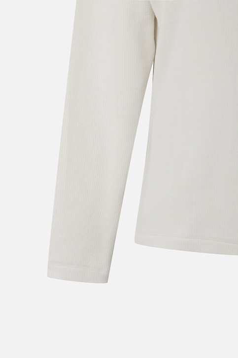 WOMEN TEXTURED LONG SLEEVE